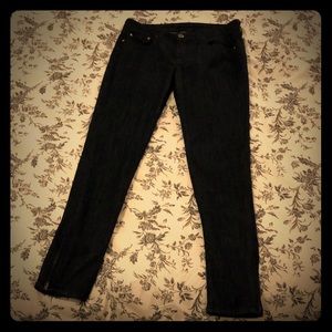 William Rast dark skinny jeans w/zipper ankle